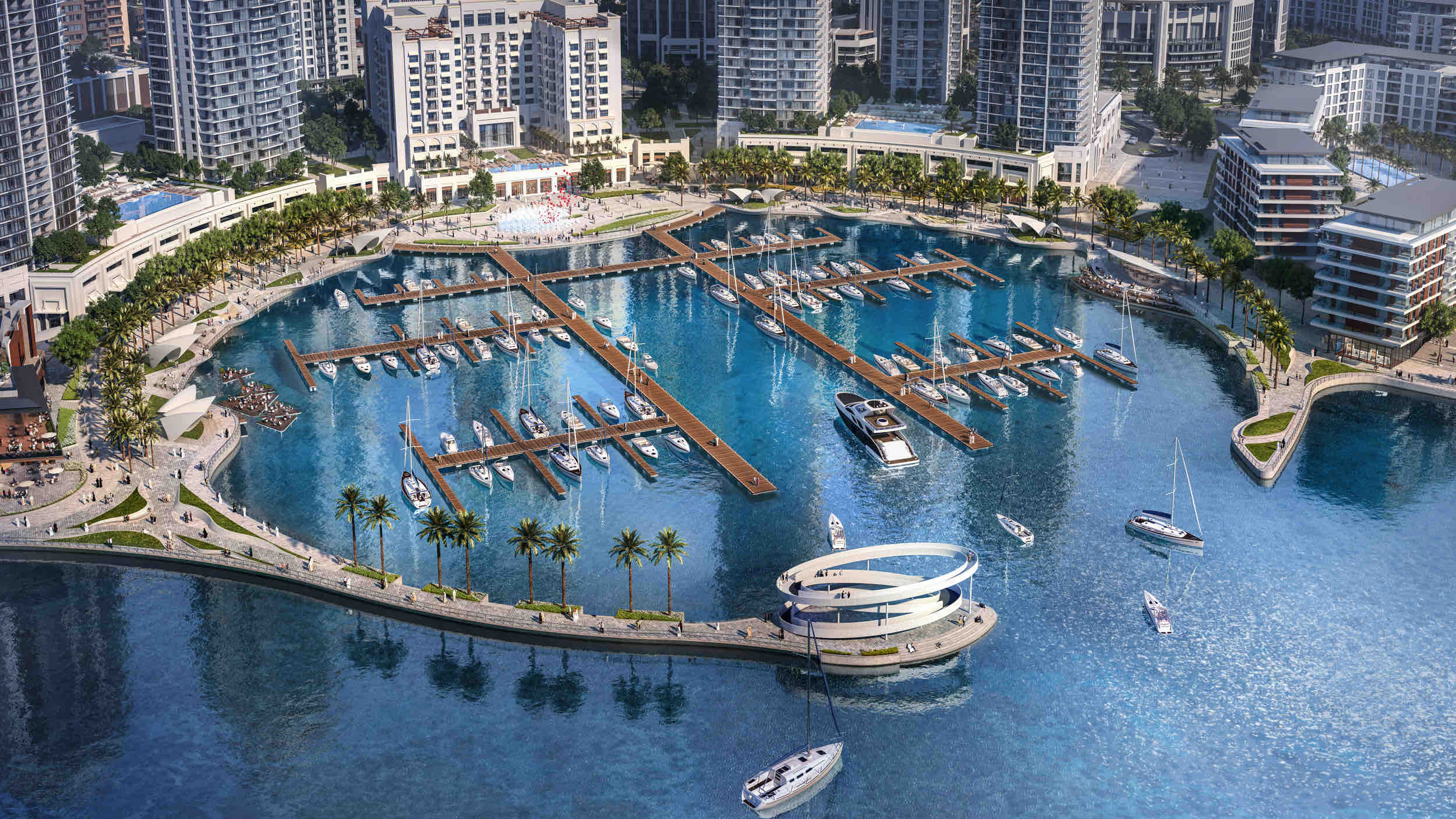 Address Harbour Point at Dubai Creek Harbour — official render 2
