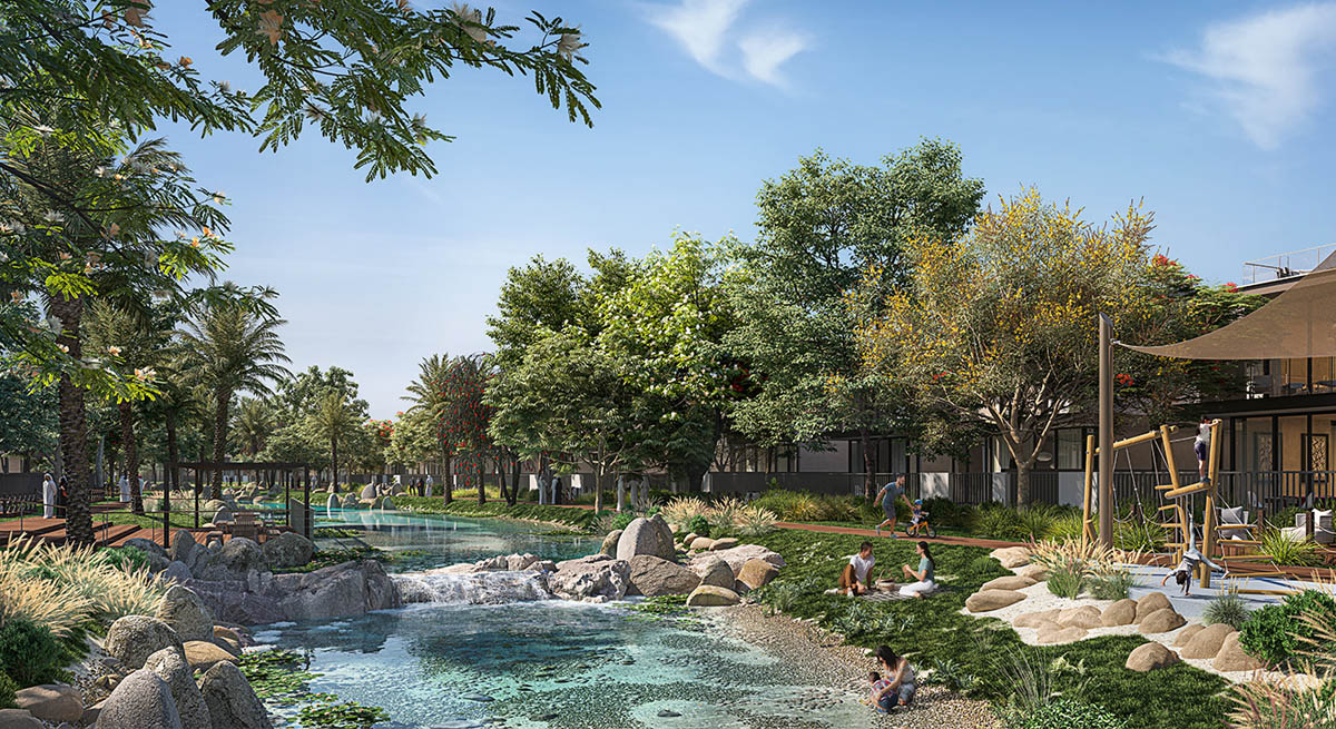 Address Hillcrest Villas at Dubai Hills Estate — official render 2