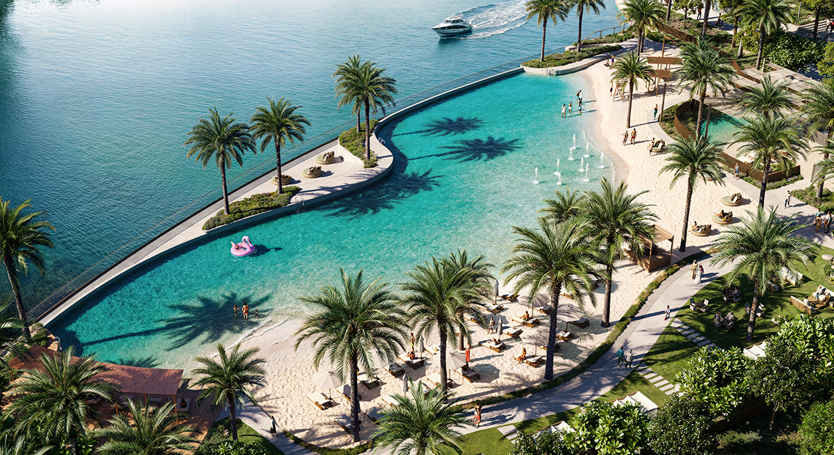 Address Residences at Dubai Creek Harbour — official render 2