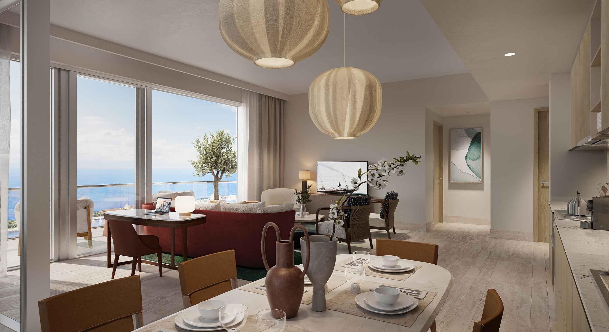 Address Residences the Bay at Emaar Beachfront — official render 2