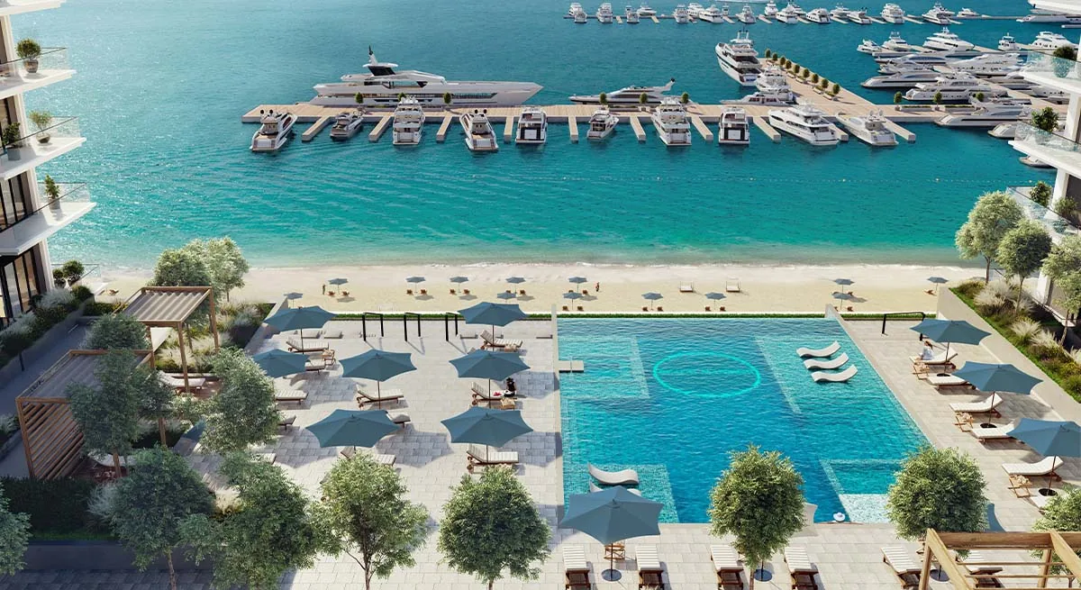 Beach Mansion at Emaar Beachfront — official render 1
