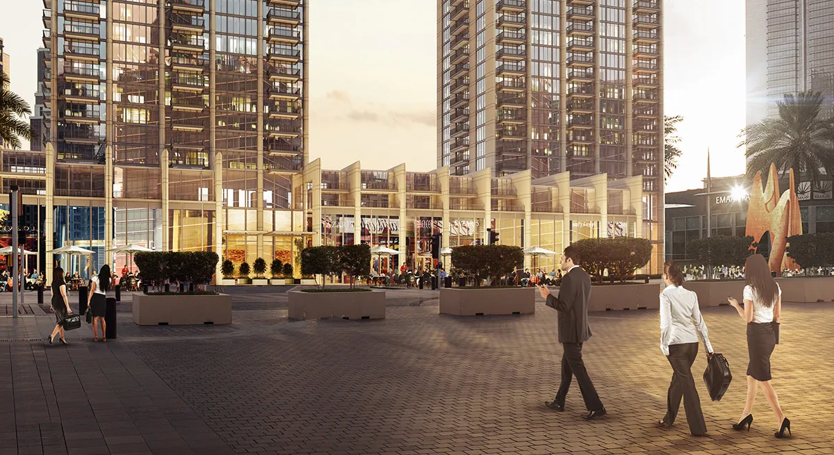 Boulevard Heights at Downtown Dubai — official render 1
