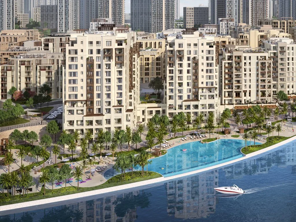 Cedar at Dubai Creek Harbour — official render 4