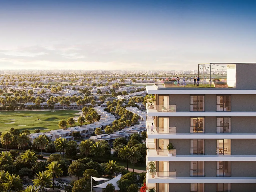 Club Drive at Dubai Hills Estate — official render 3