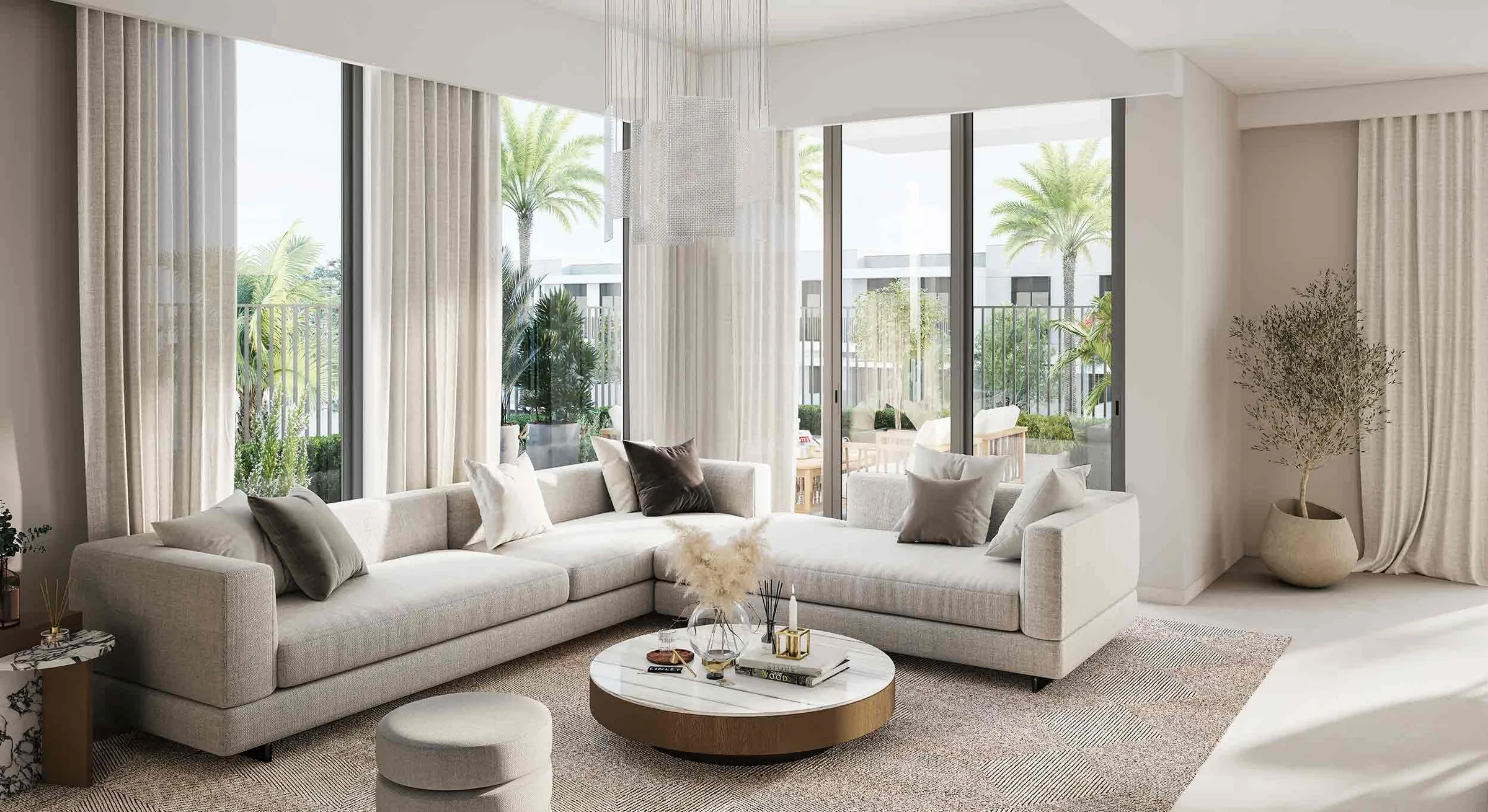 Expo Golf Villas 6 at Emaar South — official render 2