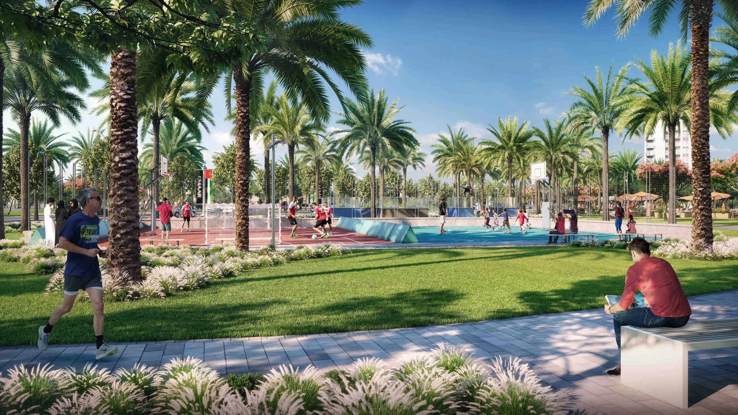 Expo Golf Villas V at Emaar South — official render 1