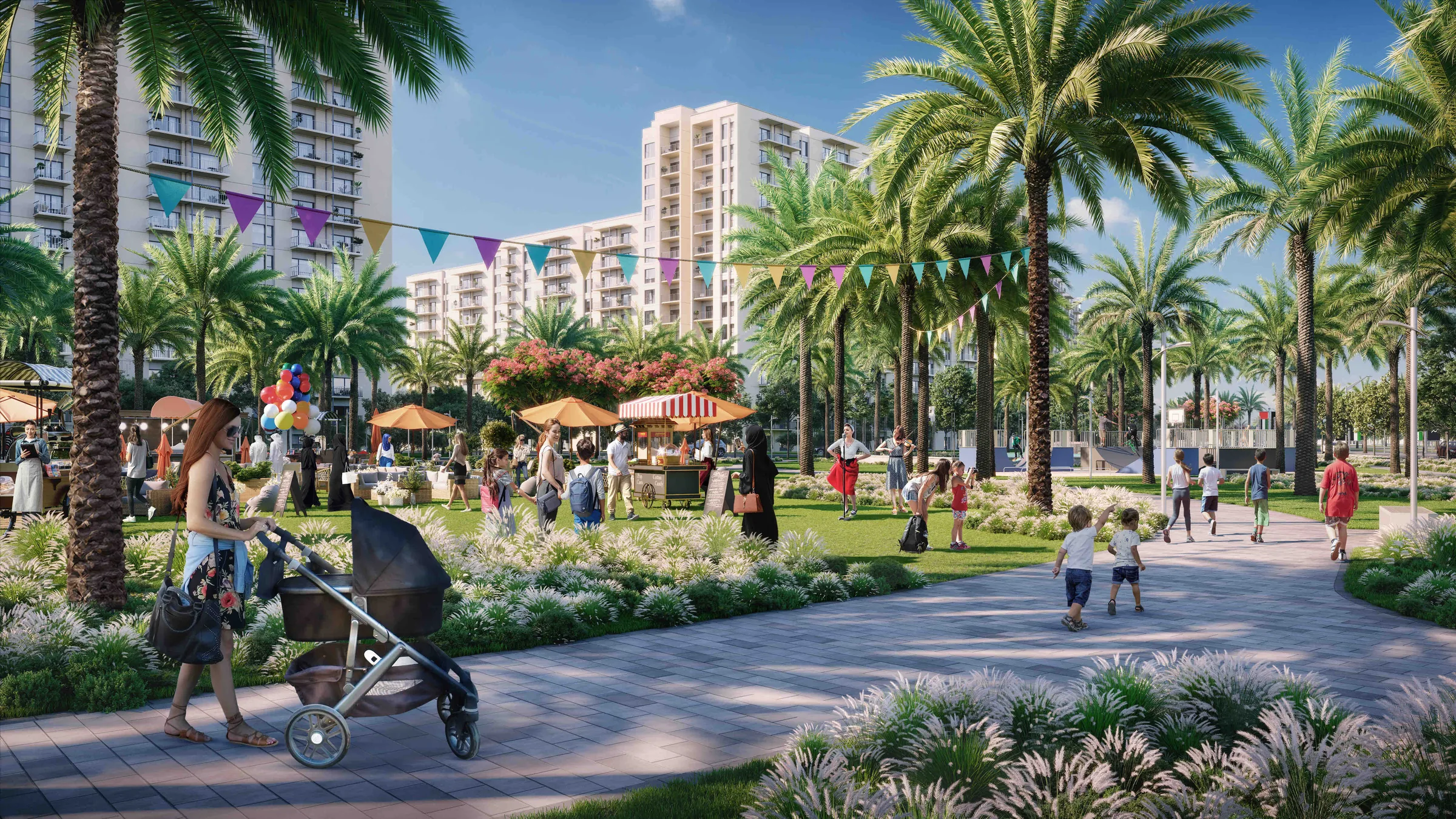 Expo Golf Villas V at Emaar South — official render 2