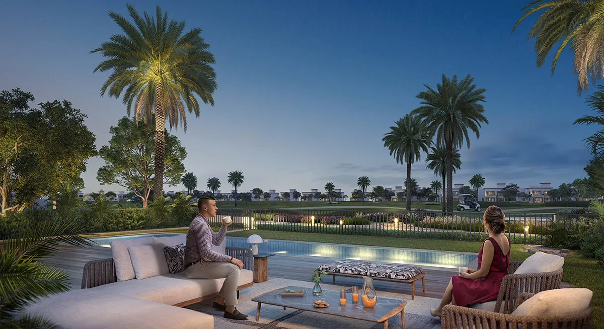 Fairway Villas 3 at Emaar South — official render 2