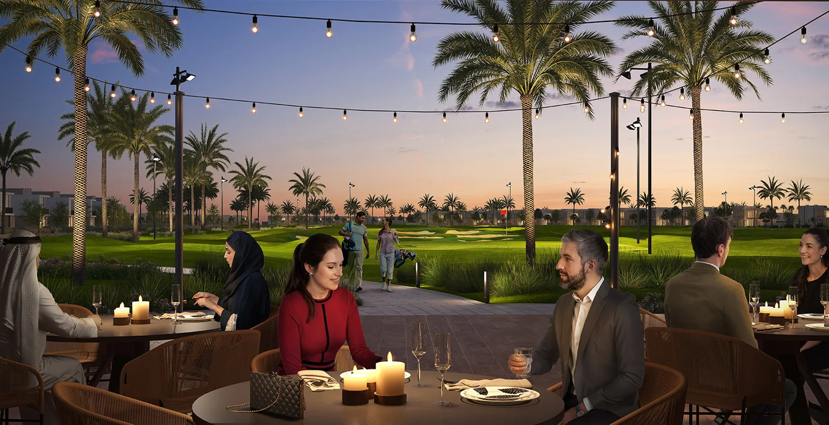 Fairway Villas in Emaar South — official render 1