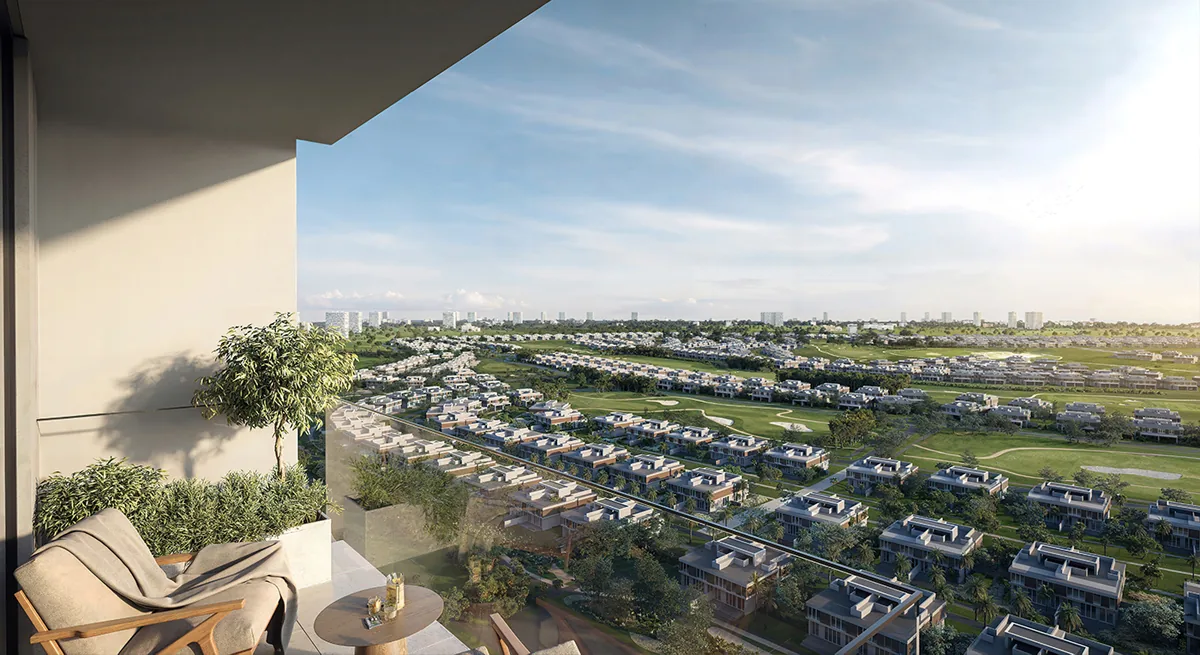 Golf Hillside at Dubai Hills Estate — official render 1