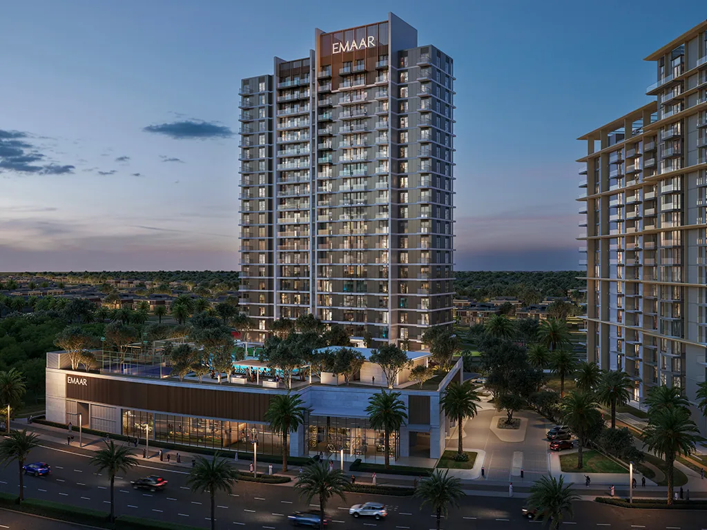 Golf Hillside at Dubai Hills Estate — official render 4