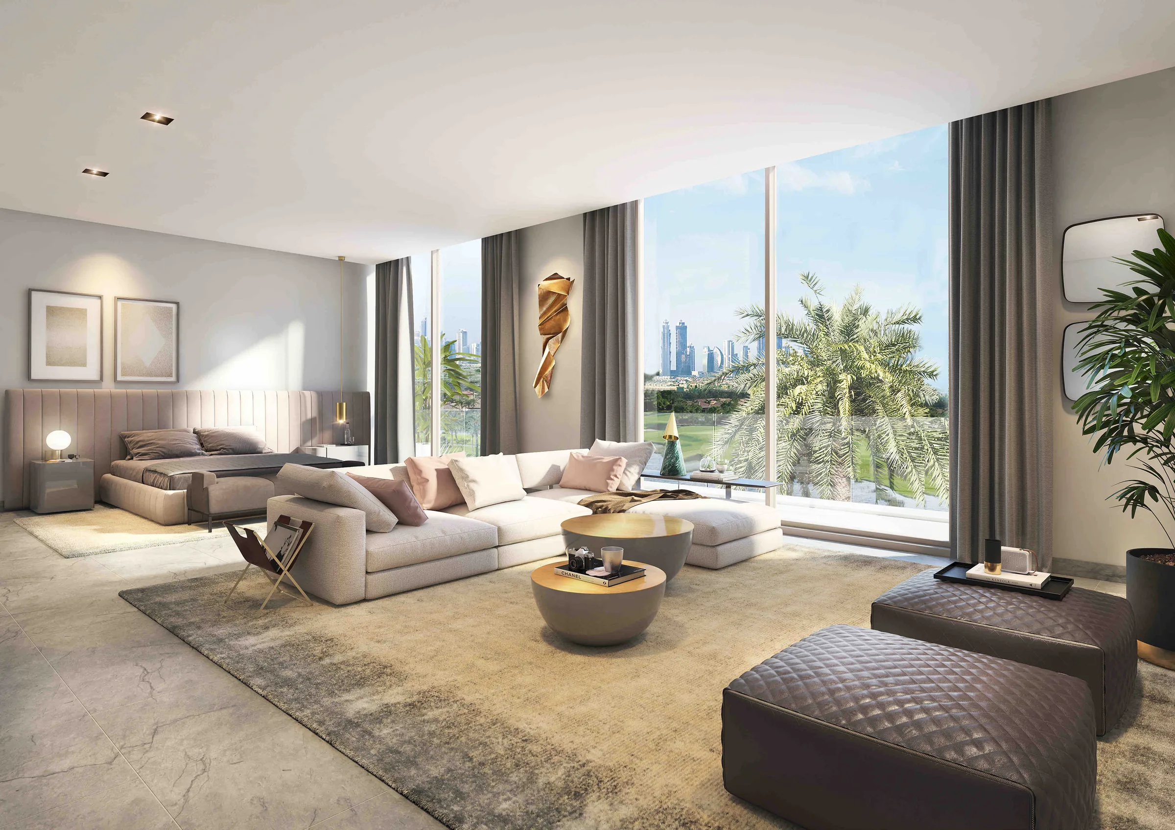 Golf Place 2 at Dubai Hills Estate — official render 1