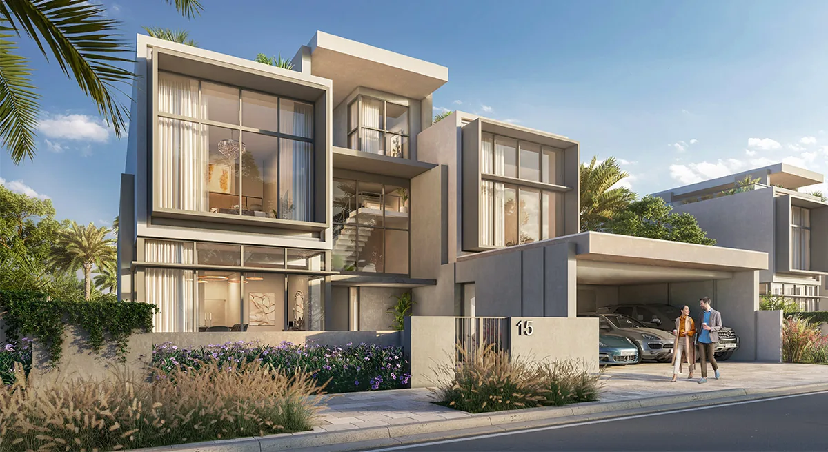 Golf Place Terraces at Dubai Hills Estate — official render 1