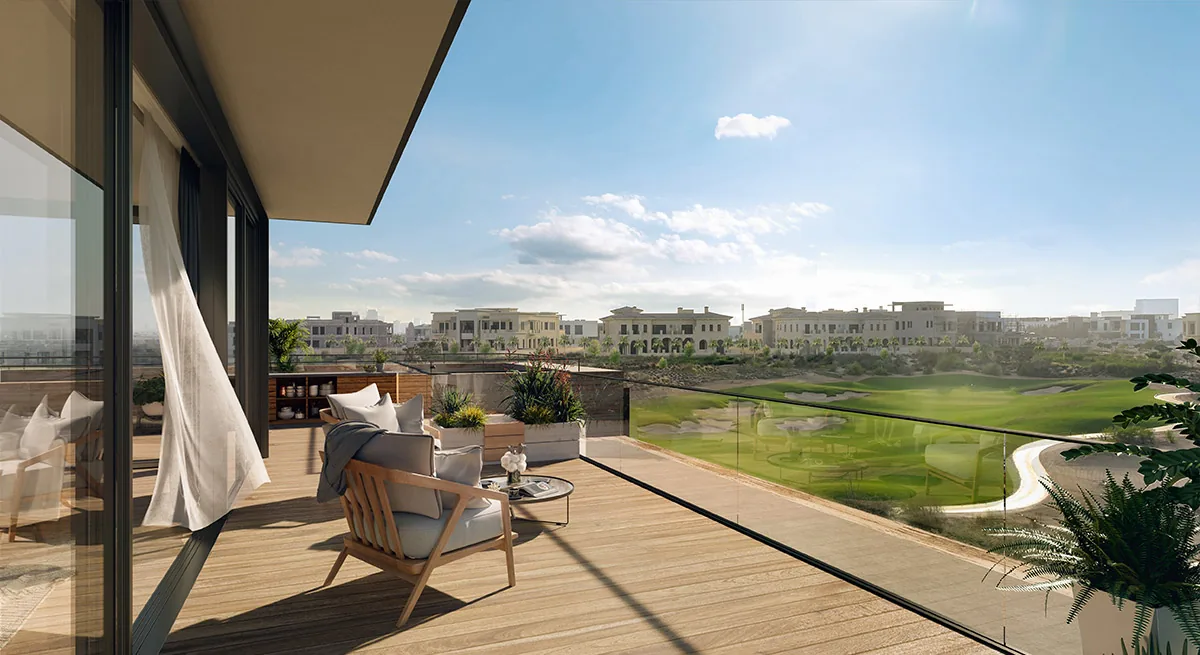 Golf Place Terraces at Dubai Hills Estate — official render 2