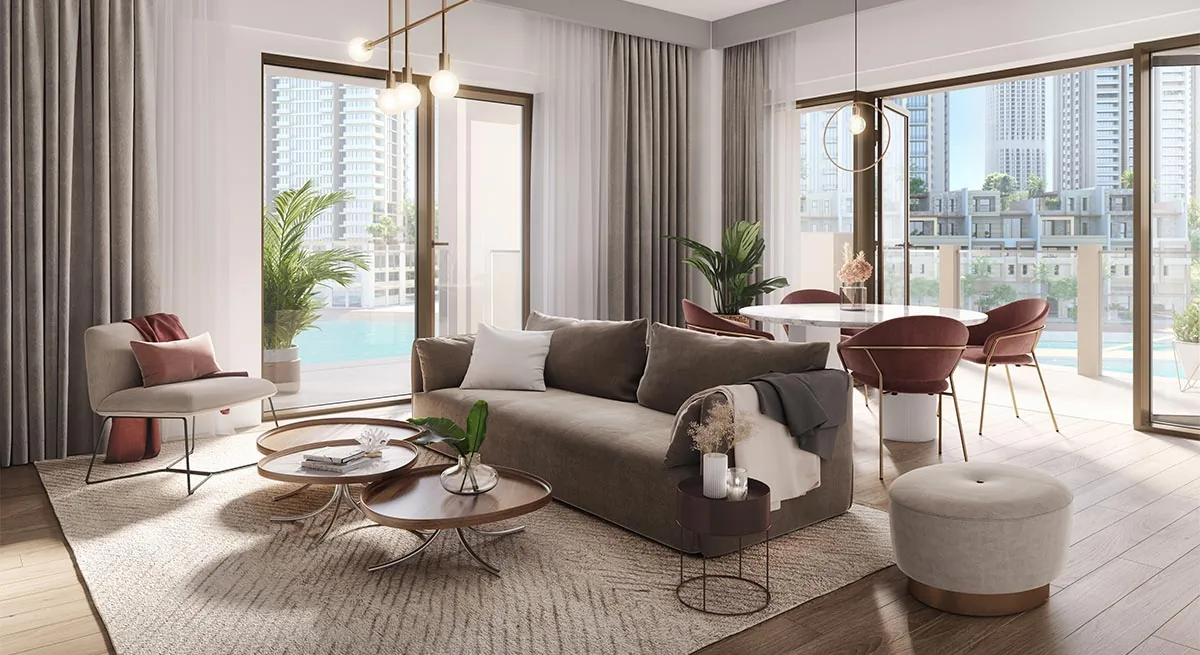 Lotus at Dubai Creek Harbour — official render 1