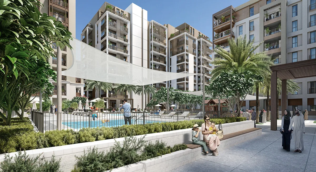 Mangrove at Dubai Creek Harbour — official render 1
