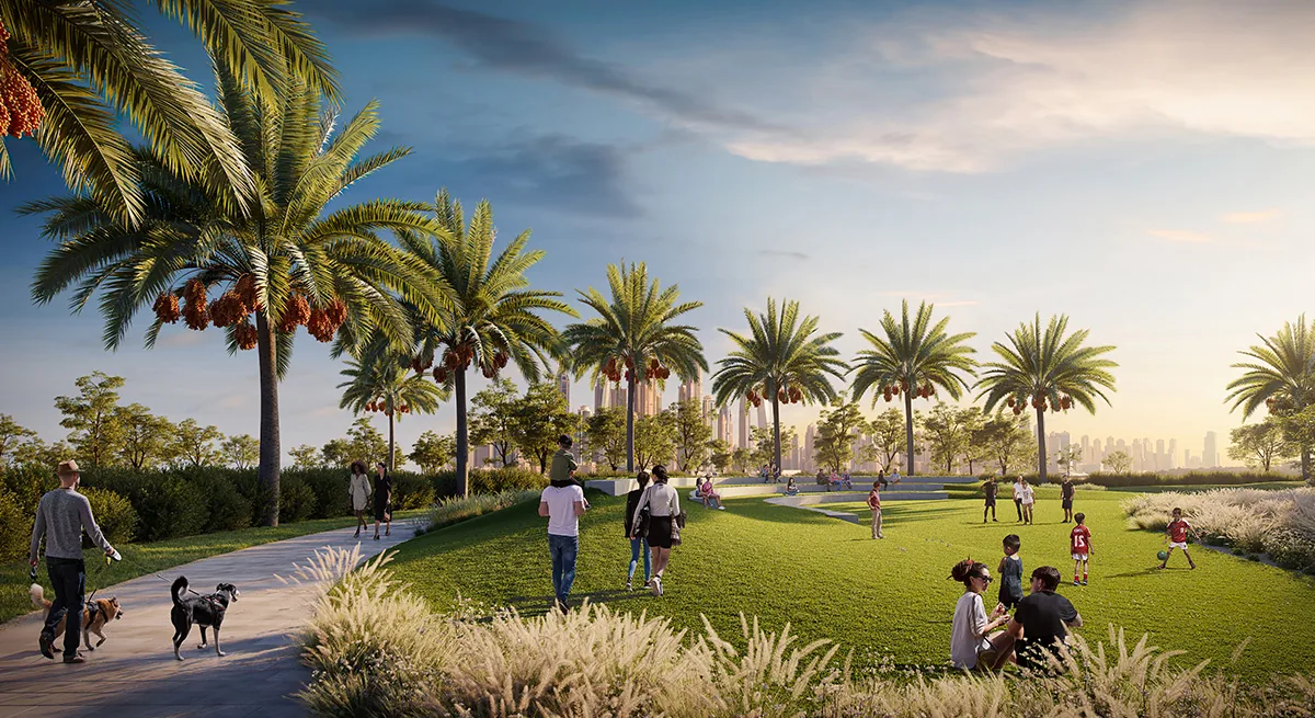 Mangrove at Dubai Creek Harbour — official render 2