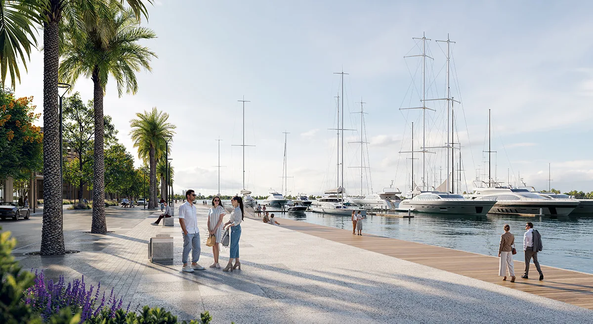 Marina Place 1 at Rashid Yachts & Marina — official render 2
