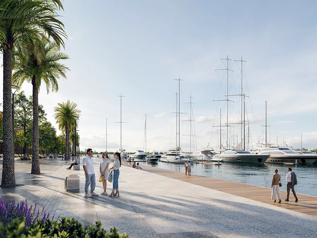 Marina Place 1 at Rashid Yachts & Marina — official render 4