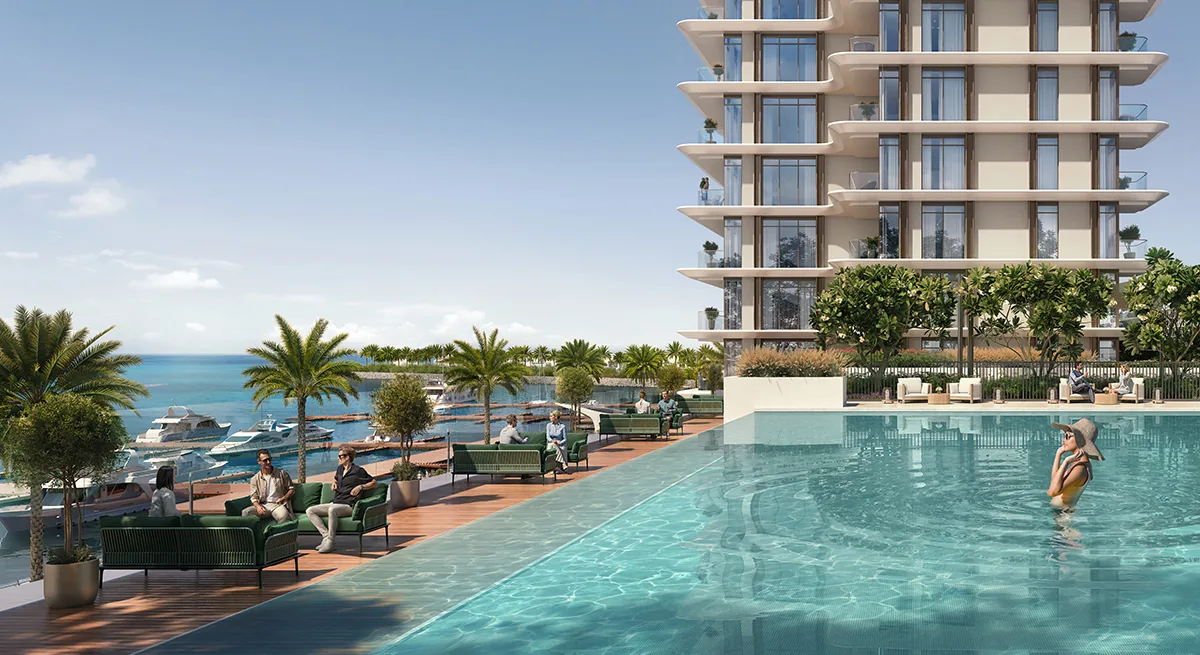 Marina Views at Rashid Yachts & Marina — official render 2