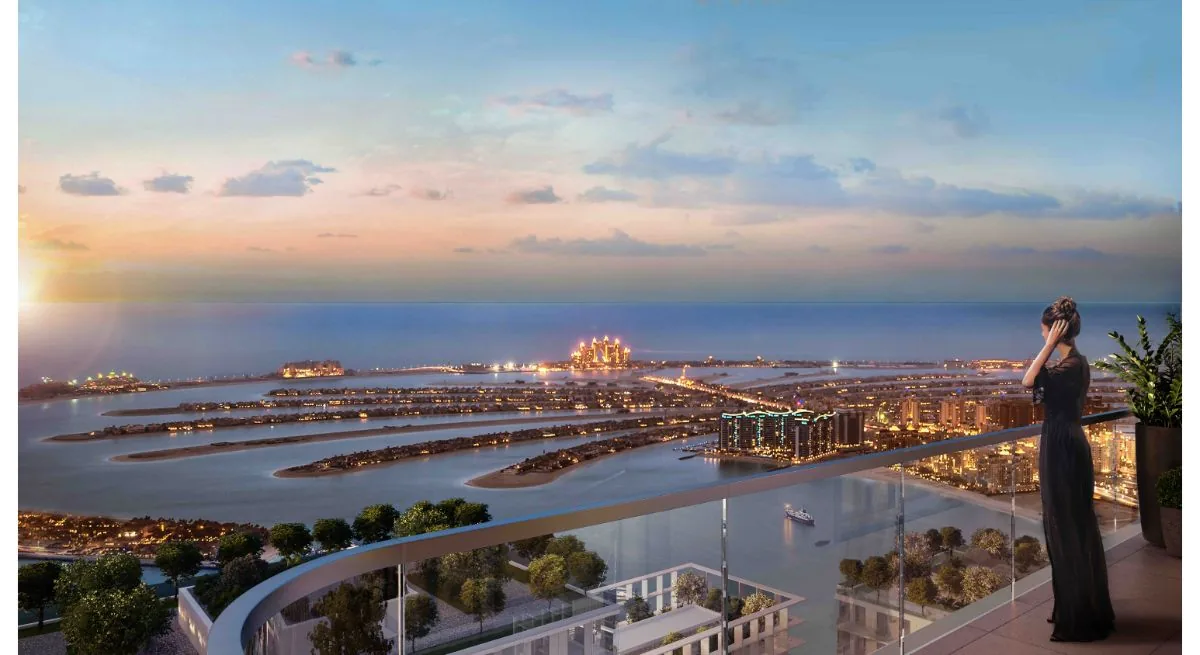 Marina Vista at Emaar Beachfront — official render 2