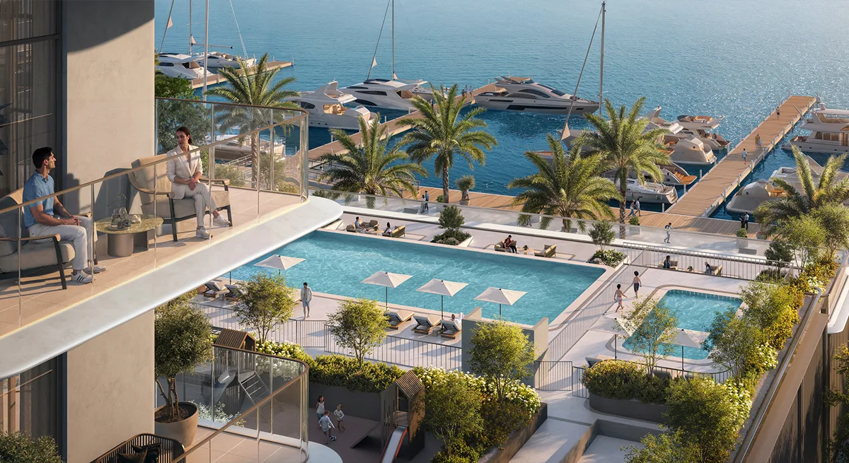 Pier Point at Rashid Yachts & Marina — official render 1