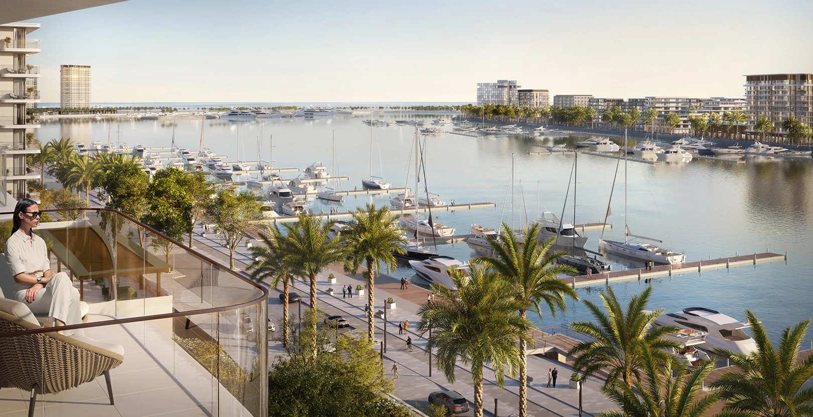 Pier Point at Rashid Yachts & Marina — official render 2