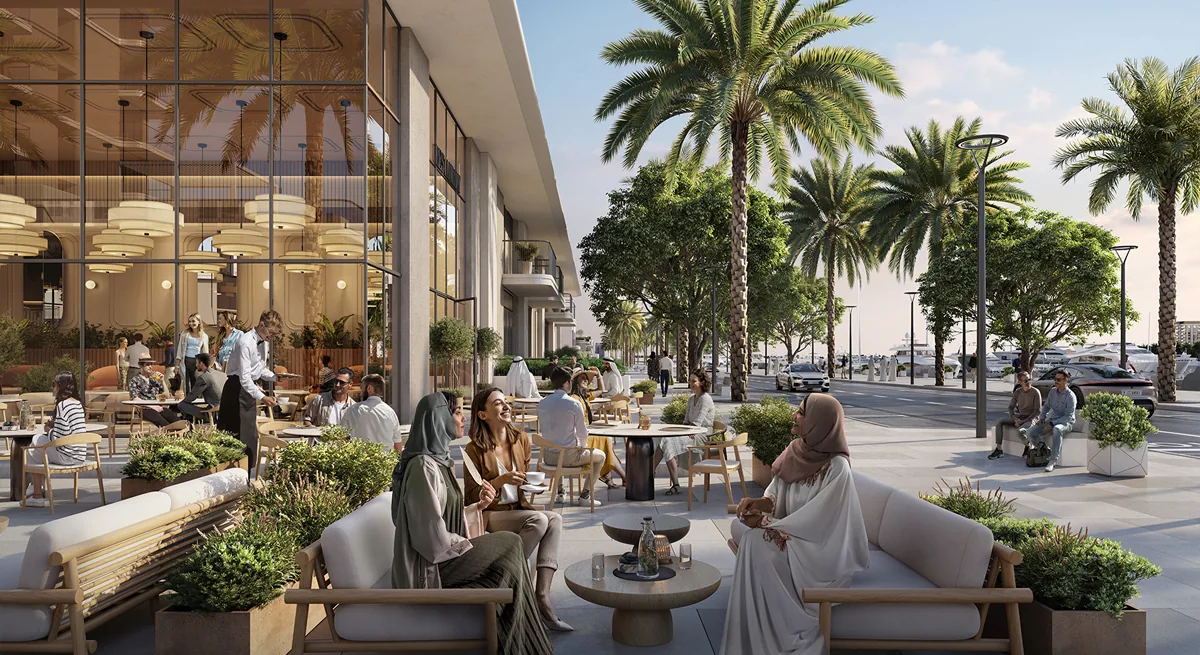 Porto View at Rashid Yachts & Marina — official render 1