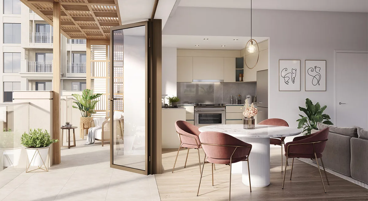 Rosewater at Dubai Creek Harbour — official render 1