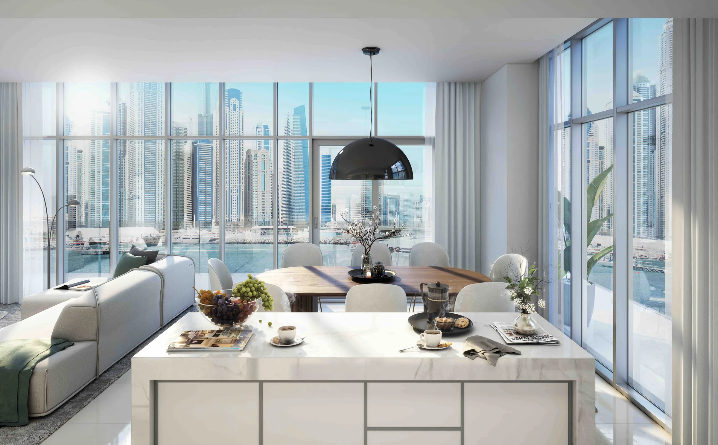 Sunrise Bay at Emaar Beachfront — official render 1
