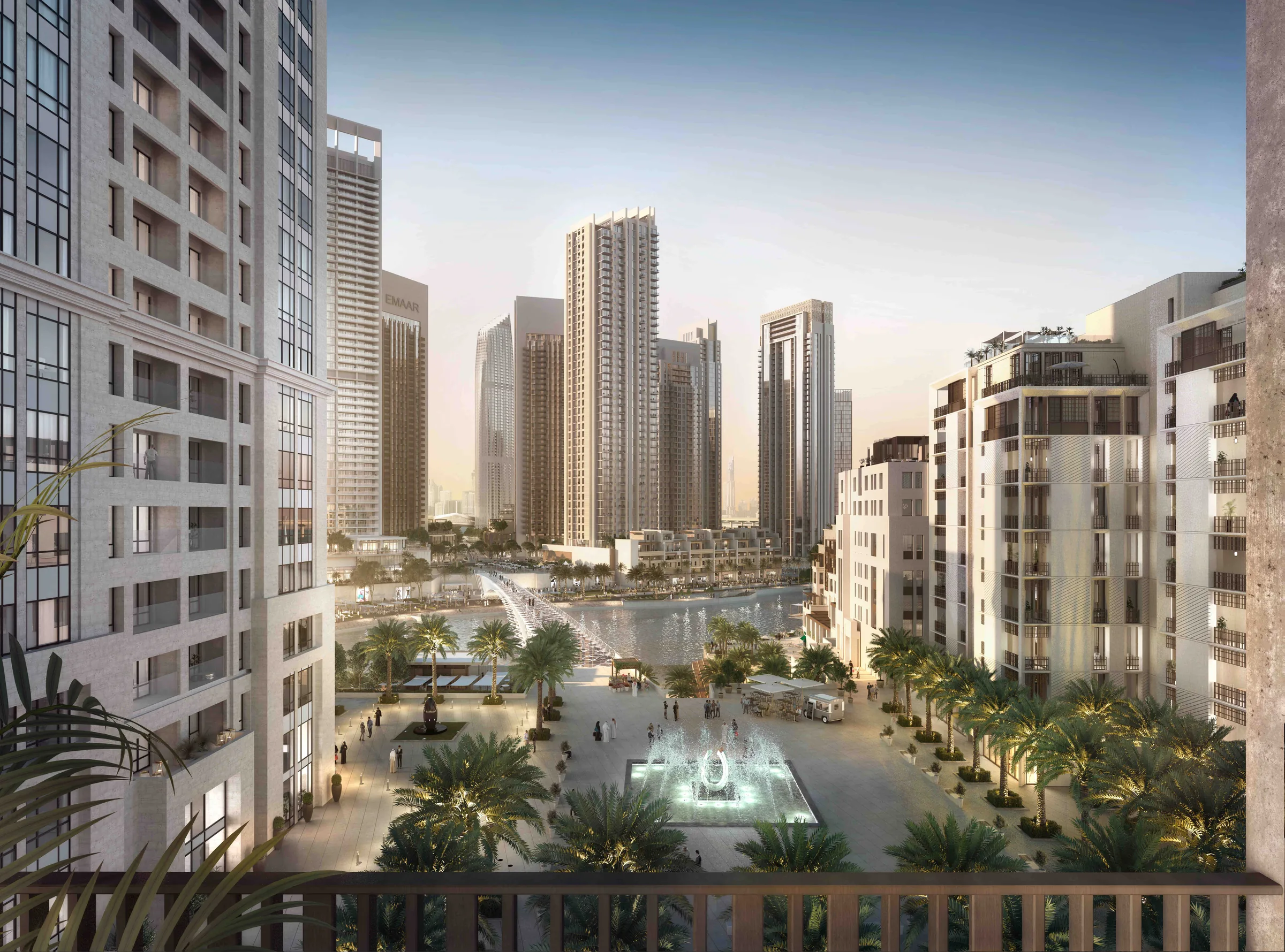 Surf at Dubai Creek Harbour — official render 2