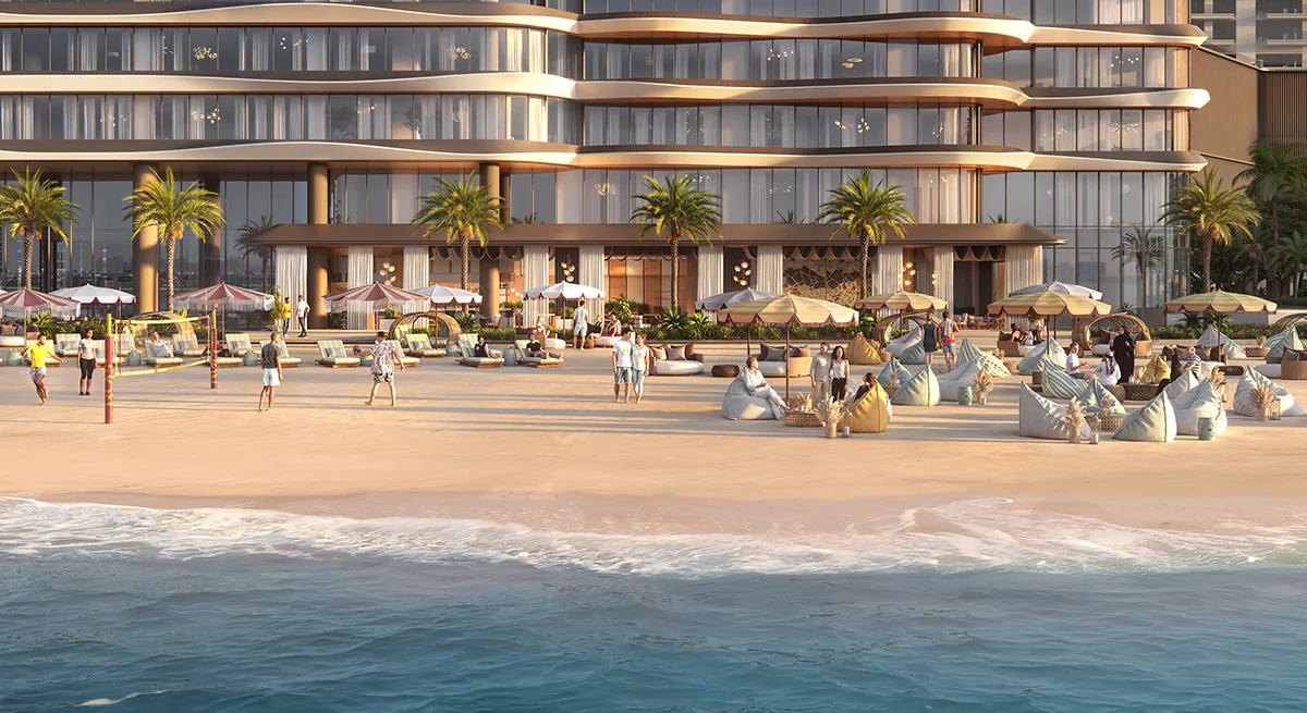 The Bristol Luxury Hotels & Resorts at Emaar Beachfront — official render 1
