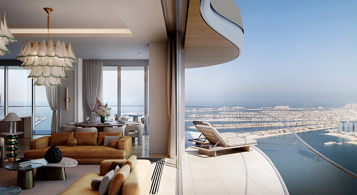 The Bristol Luxury Hotels & Resorts at Emaar Beachfront — official render 2