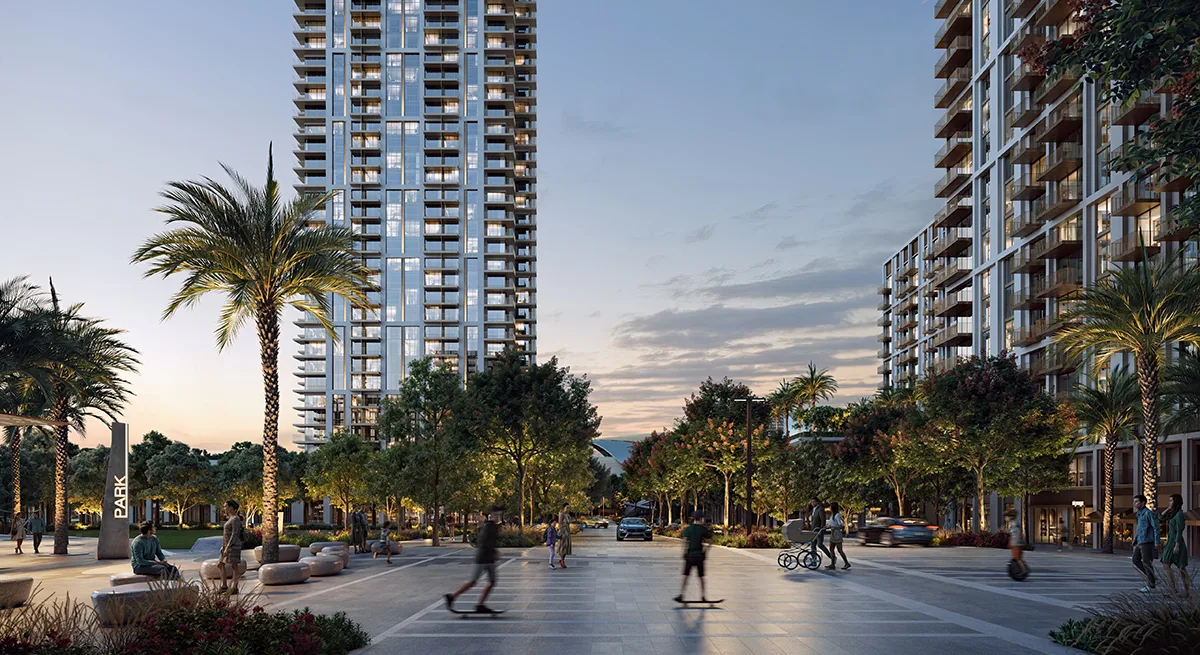 Valo at Dubai Creek Harbour — official render 2