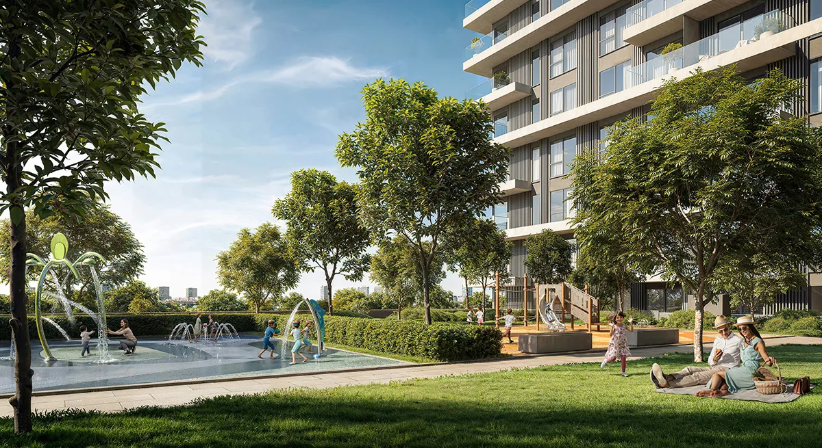 Vida Residences Club Point at Dubai Hills Estate — official render 1